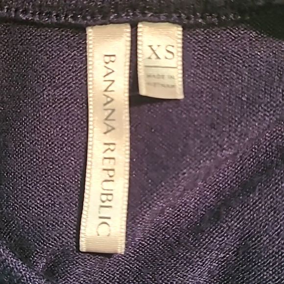 Banana Republic Racerback Tank Top High Neck Sleeveless Knit Blouse Curved Hem - Picture 9 of 16